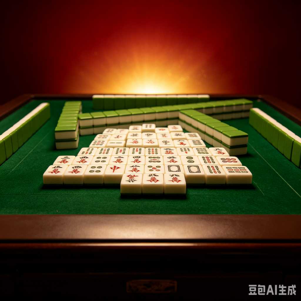 simple text mahjong tiles