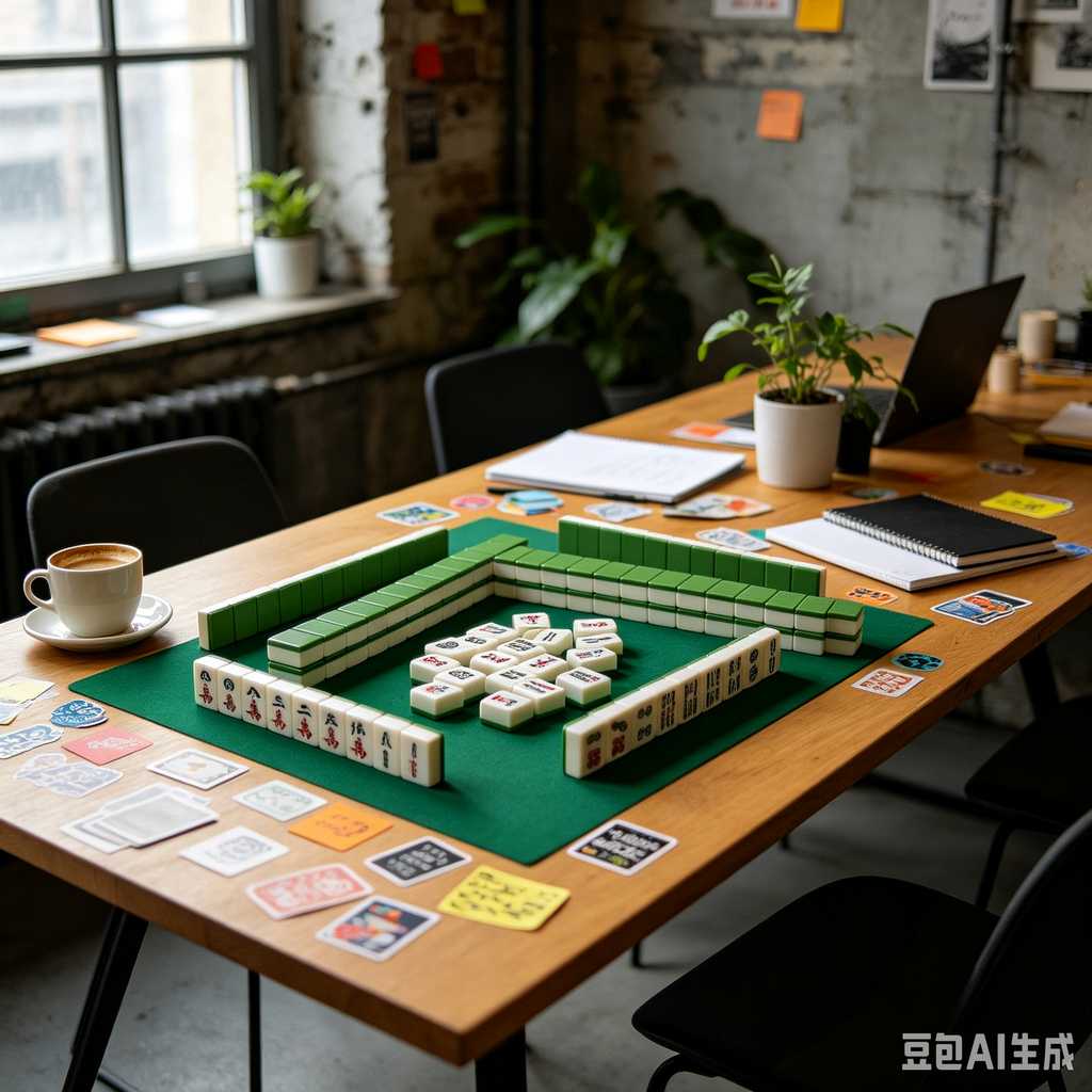 wear resistant print mahjong set