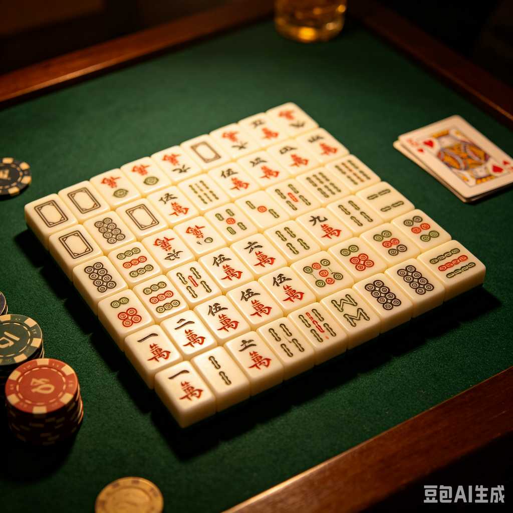 mahjong rule card included